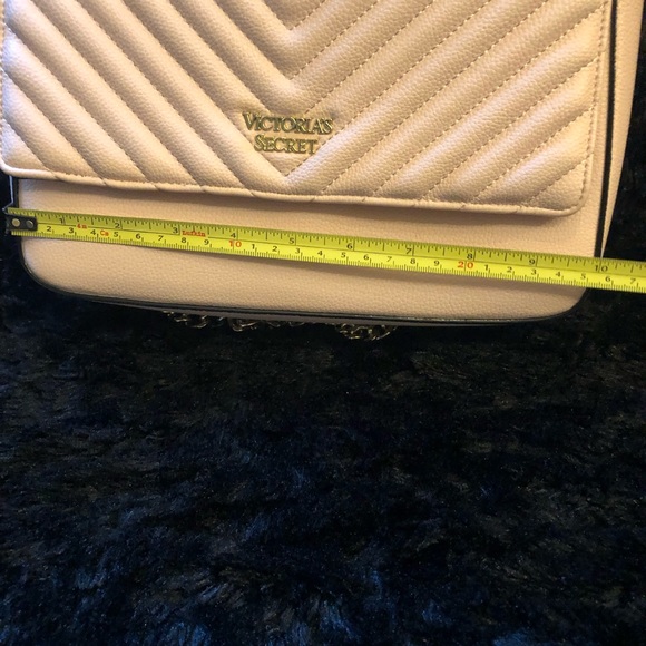 Victorias Secret Genuine Leather Pebbled  Crossbody Shoulder Bag - Picture 14 of 16